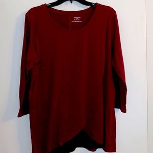 Motherhood Maternity Wrap Style Nursing Shirt